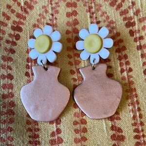 Floral Vase Earrings